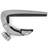 Dunlop Pivot Capo Classical - Satin Chrome - Vue 1