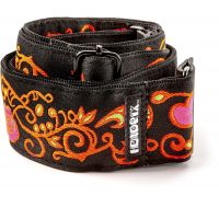 Dunlop Jimi Hendrix Blacklight Monterey Orange Strap - Vue 3