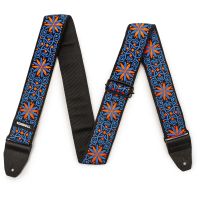 Dunlop Jimi Hendrix Blacklight Fillmore Blue Strap - Vue 2