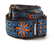 Dunlop Jimi Hendrix Blacklight Fillmore Blue Strap - Vue 3