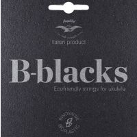 Aquila 183U B-blacks jeu Ukulélé Tenor Do - GCEA - Sol grave - Vue 1