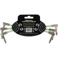 Ernie Ball Câble de patch Flex 15cm - Pack de 3 Phosphorescent - Vue 2