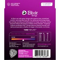 Elixir Pack de 3 jeux Acoustic Nanoweb Phosphor Bronze 11-52 Custom Light - Vue 3