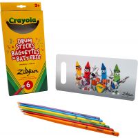 Zildjian Pack Crayola 6 baguettes + pad - Vue 2