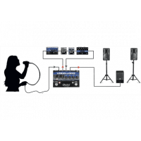 Radial Voco-Loco Mk2 - pédale de boucle d'effets pour microphone - Vue 7
