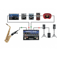 Radial Voco-Loco Mk2 - pédale de boucle d'effets pour microphone - Vue 8