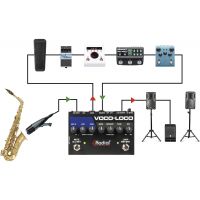 Radial Voco-Loco Mk2 - pédale de boucle d'effets pour microphone - Vue 8