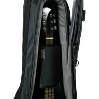 Mono 2 GUITARES ACOUSTIQUE ET ELECTRIQUE (AVEC ROULETTES) - NOIR - Vue 5