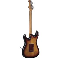 Eko ST451 HSS Transparent Sunburst - touche érable torréfié - Vue 2