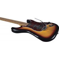 Eko ST451 HSS Transparent Sunburst - touche érable torréfié - Vue 3