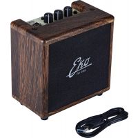 Eko PACK ST 100 Sunburst : guitare + housse + mini ampli 3W Bluetooth + accessoires - Vue 3