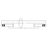 Cordial Câble audio jack stéréo 60 cm - Vue 2