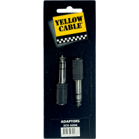 Yellow Cable AD04 Adaptateur jack male stéréo jack fem. 3.5 mm - lot de 2 - Vue 1