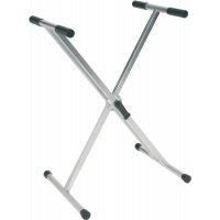 RTX RX30-T Stand clavier X double à rotule crantée - titane - Vue 1