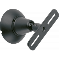 Euromet Fixation murale ronde acier noire - Vue 1