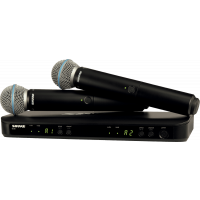 Shure BLX288/B58 Système double sans fil avec 2 micros voix BETA 58A - M17 - Vue 1