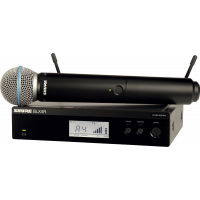 Shure BLX24R/B58 Système sans fil rackable avec micro voix BETA 58A - M17 - Vue 1