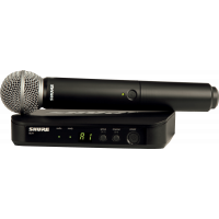 Shure BLX24/SM58 Système sans fil avec micro voix SM58 - M17 - Vue 1