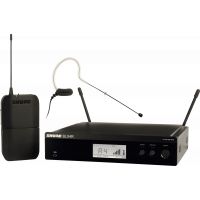 Shure BLX14/MX53 Système sans fil rackable pour présentateur avec micro tour d'oreille MX53 - M17 - Vue 1