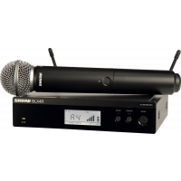 Shure BLX24R/SM58 Système sans fil rackable avec micro voix SM58 - M17 - Vue 1