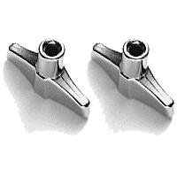 Pearl 2 ECROUS PAPILLON M6+RONDELLES - Vue 1