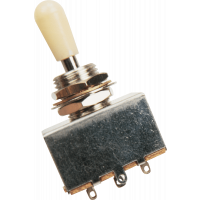 Yellow Parts Sélecteur 3 positions type Les Paul® bouton blanc - Vue 1