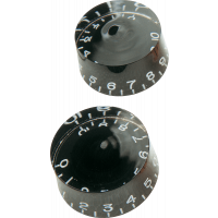 Yellow Parts Boutons de potentiomètre type Les Paul® noir - lot de 2 - Vue 1