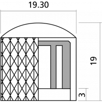 Yellow Parts Boutons de potentiomètre forme dôme métal chrome - lot de 2 - Vue 2