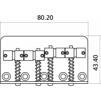 Yellow Parts Chevalet fixe chrome - Vue 2