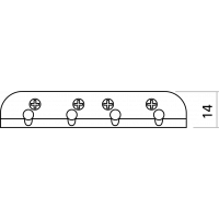 Yellow Parts Chevalet fixe chrome - Vue 3