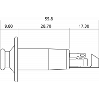 Yellow Parts Embase jack attache courroie chrome - Vue 2