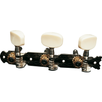 Yellow Parts Mécaniques platines nickel boutons plast. - lot de 2 (1+1) - Vue 1