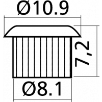 Yellow Parts Mécaniques platines nickel boutons plast. - lot de 2 (1+1) - Vue 4