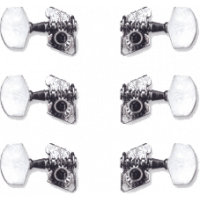 Yellow Parts Mécaniques ind. chromées double trou - lot de 6 (3+3) - Vue 1