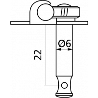 Yellow Parts Mécaniques ind. chromées double trou - lot de 6 (3+3) - Vue 4